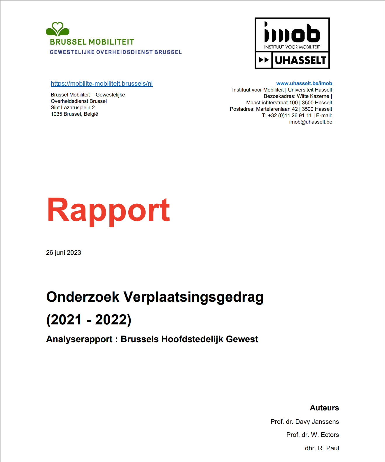 Cover van de document